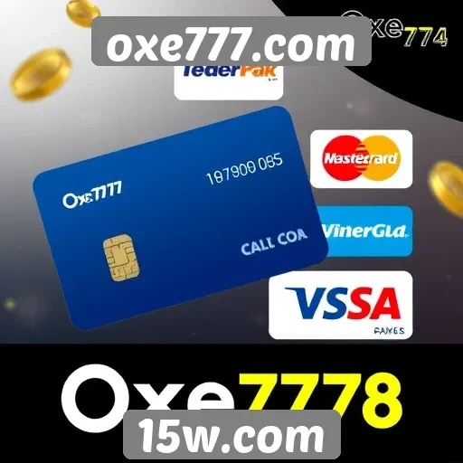 Métodos de pagamento disponíveis no oxe777.com